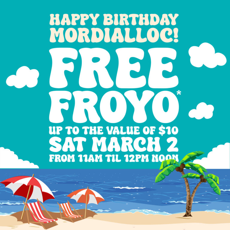 FREE FROYO* at YOMG Mordialloc!