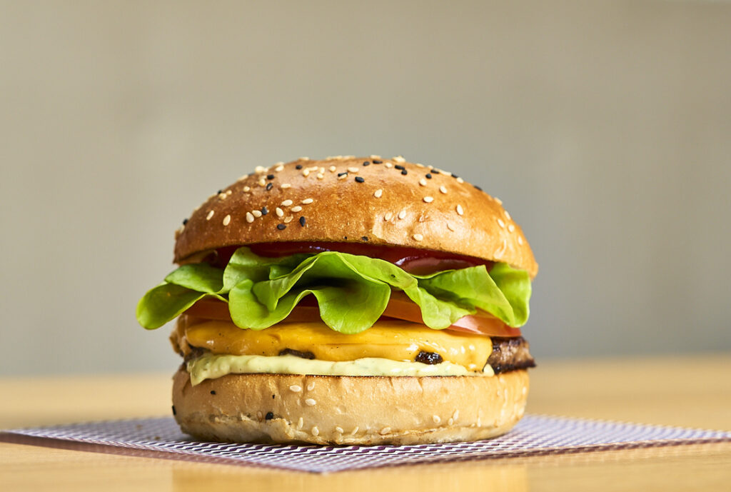 Yo My with Cheese Burger from YOMG (Yo My Goodness)