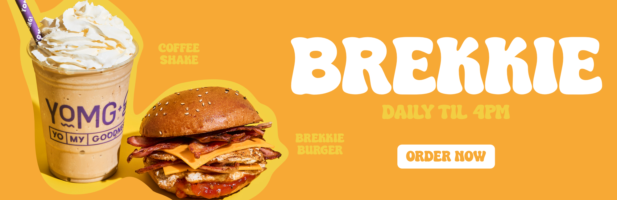 YOMG Brekkie, daily til 4pm