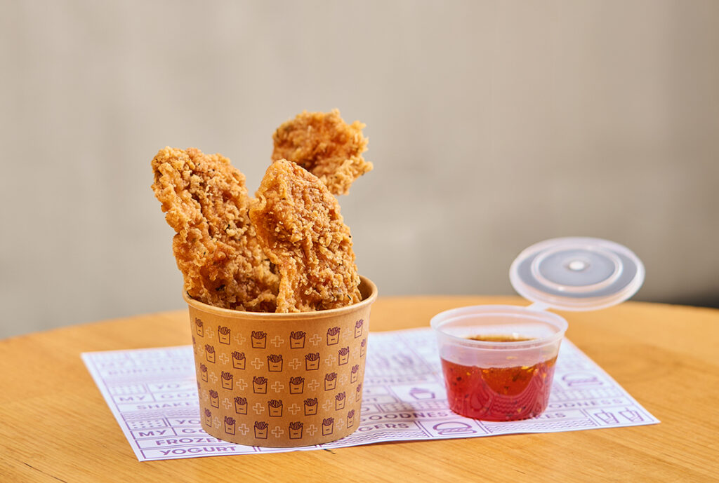 hot honey crunch chickn strips