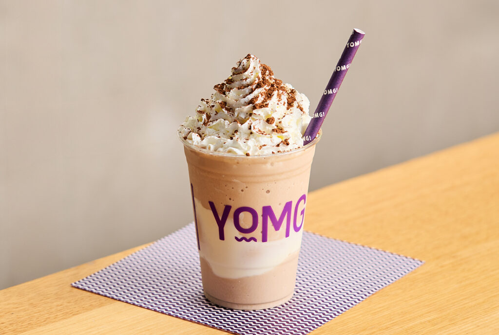 Tiramisu Shake from YOMG ~ coffee, mascarpone, cacao, savoiardi biscuits, whipped cream