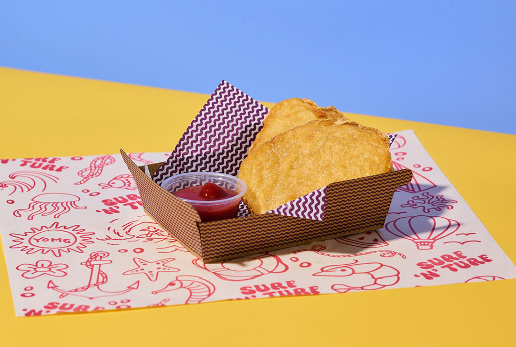 Potato Cakes from YOMG ~ w/ plain salt and ketchup dipping sauce