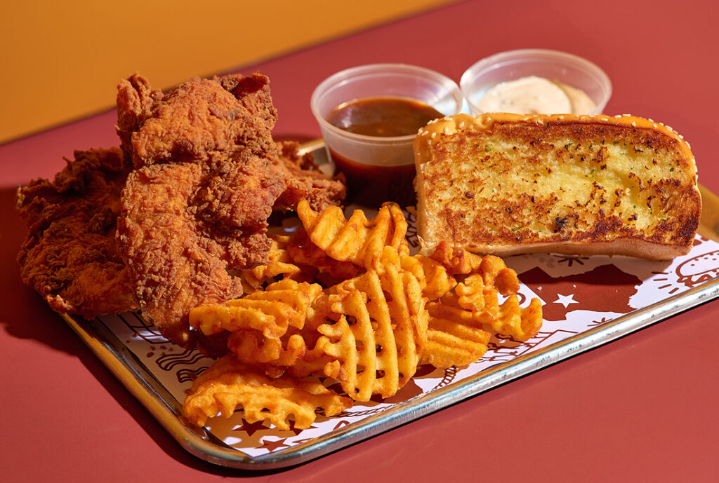 Texan Tenders Box #YOMGlimited Menu by YOMG ~ garlic butter texan toast