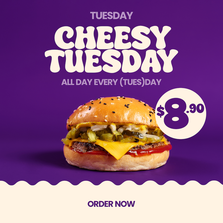 $8.90 Cheesy Tuesdays at YOMG