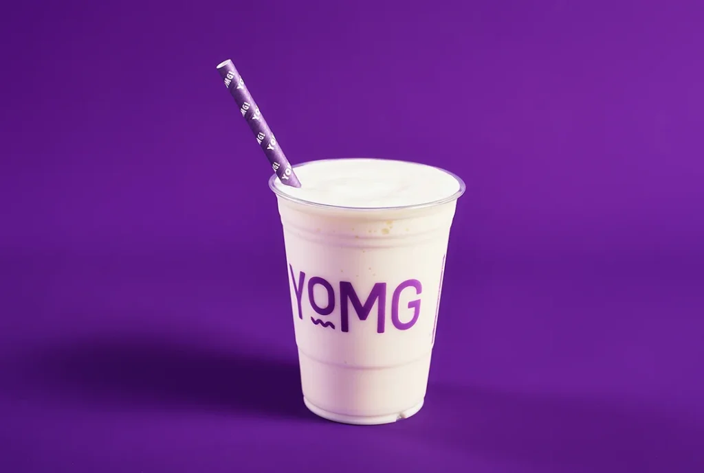 YOMG Banana Shake Menu Item - triple-scooped, super thick shake