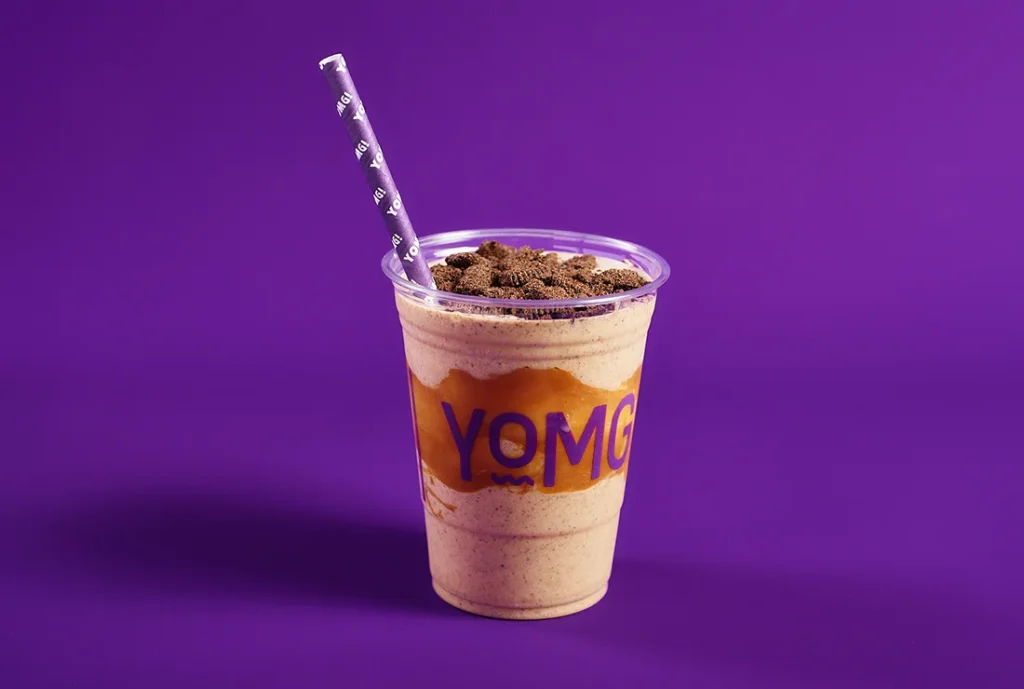 YOMG Biscoff Ripple Thick Shake Menu Item with Biscoff®, crushed OREO®