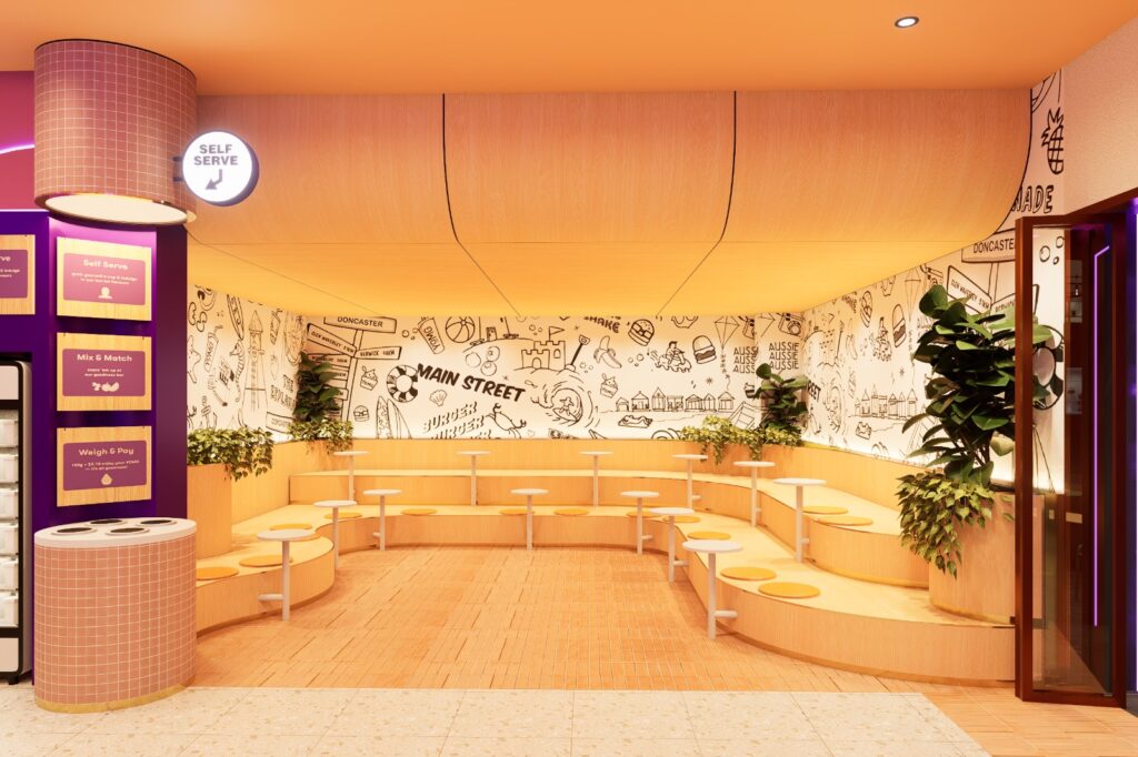 YOMG Galleria Perth WA Interior Seating