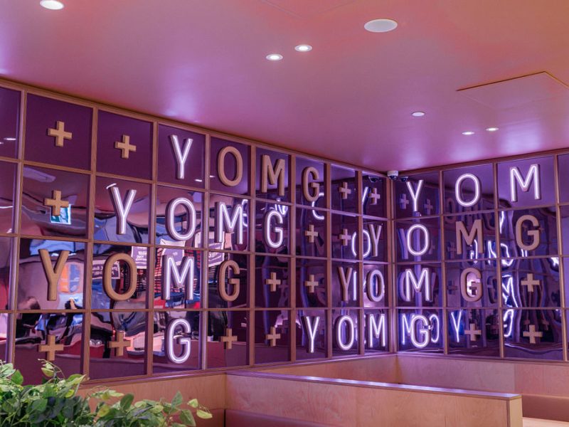 YOMG Carindale QLD Interior Neon Lighting