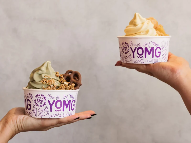 YOMG Signiture Hand crafted Frozen Yogurt in Burleigh Heads QLD